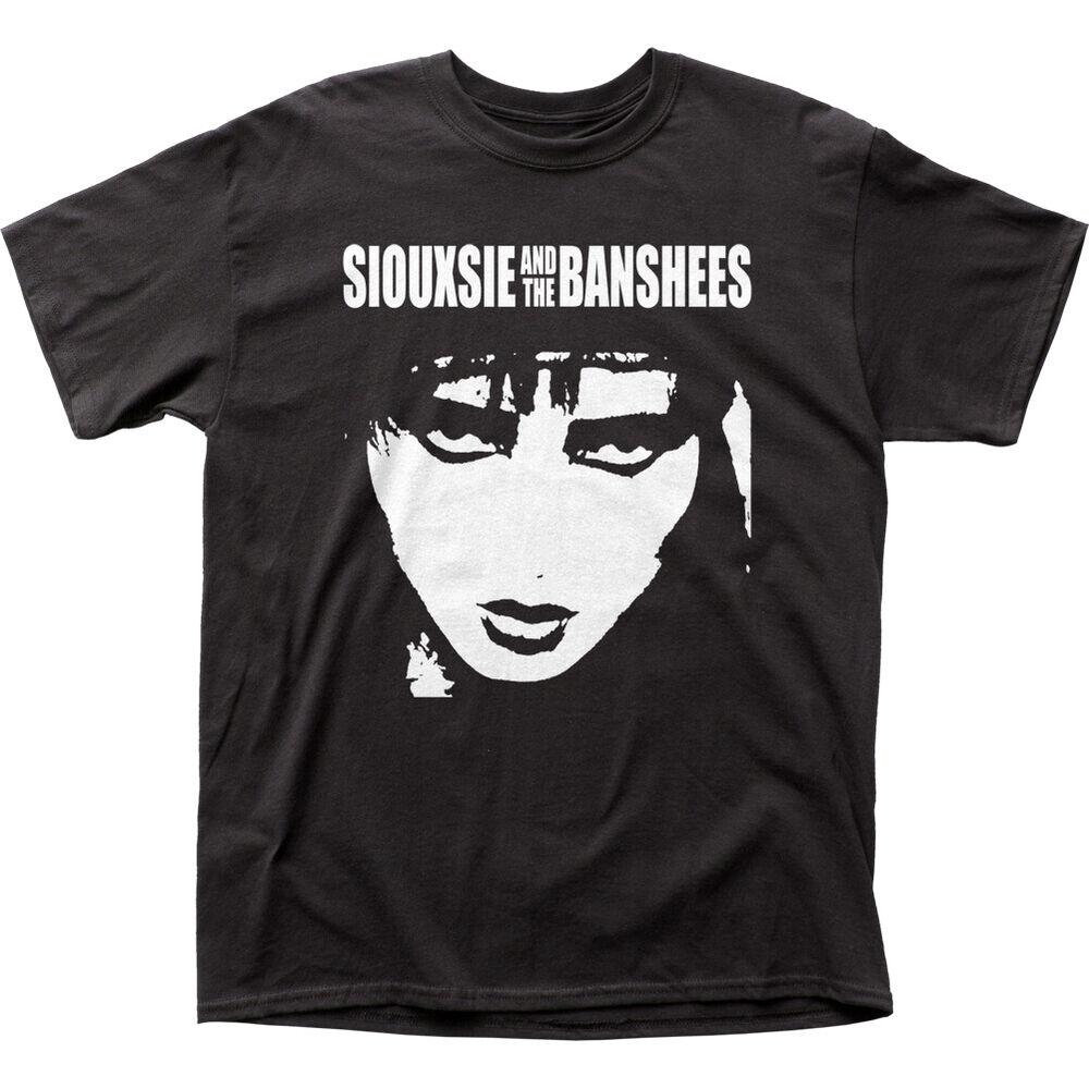 

Футболка унисекс в стиле ретро с изображением Siouxsie the Banshees Face Rock N Roll