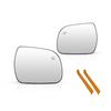 Left/Right Side Heated Mirror Glass Clear Replacement For Toyota Sienna 2011-19