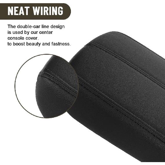 Car Armrest Cover Replacement For Honda Accord 2008-2012 PU Leather Center Console Protector Pad Automobile Waterproof Box Mat Interior Decor