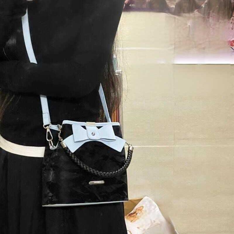 Niche Design Women's Retro Bow Crossbody Shoulder Bag - 2025 Fashion Trend