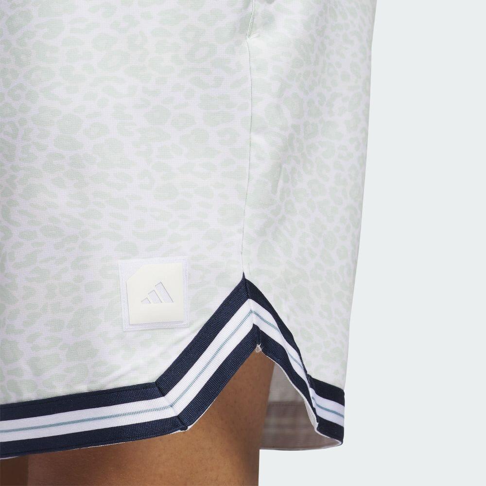 adidas Reißverschluss Bund Allover-Print Shorts Herren Shorts Weiß IN9262