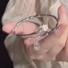 Ping An Bamboo Lotus Bracelet Women's Premium Sense Adjustable Birthday Gift for Girlfriend Niche Design