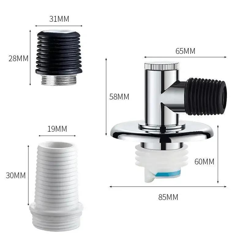 Waschmaschine Rückflussverhinderer Wasser Drei-Kopf-Abfluss Drei-Wege-Abflussrohr Bodenablaufanschluss Spezielles Rückfluss-Geruchsprüfventil