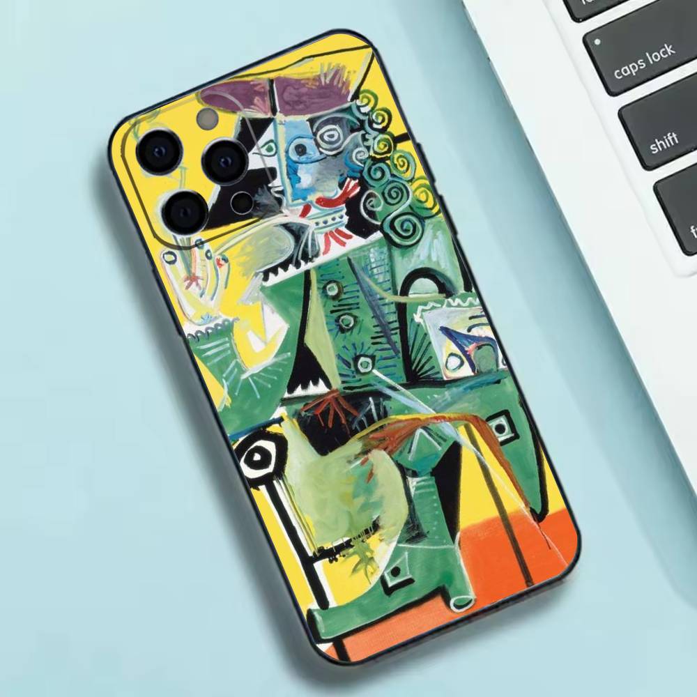 Picasso Abstract Art Painting  Phone Case Silicone Soft For IPhone 17 16 15 14 13 12 11 X XR Plus Pro Max Plus