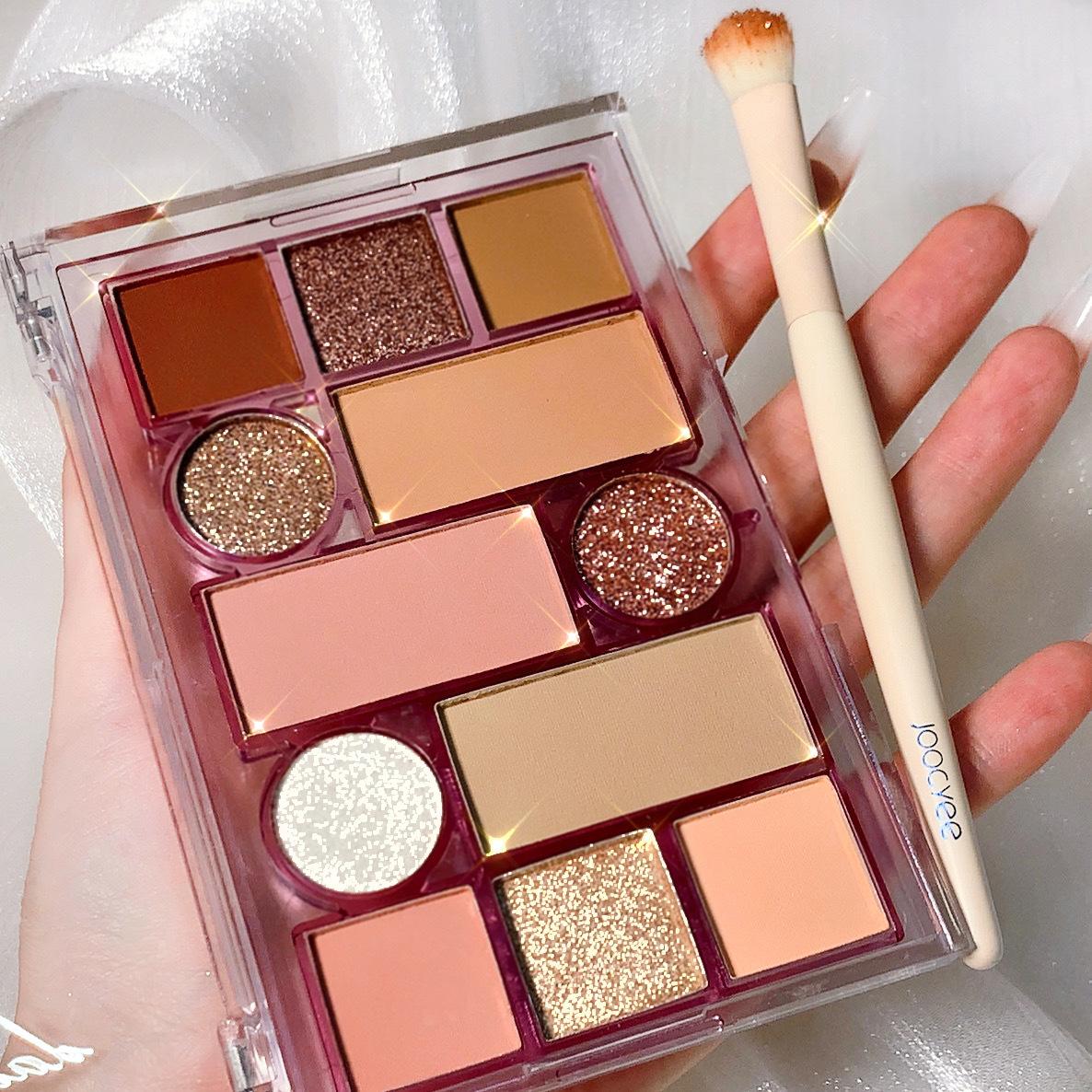 

Двенадцать цветов палитры теней для век перламутровые матовые блестки тени для век 02#