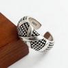 925 Sterling Silver Rings for Women Couple Minimalist Handmade Simple Wide Tail Star Ring Set Party Jewelry Gift Prevent Allergy
