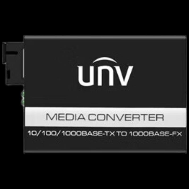 Uniview Gigabit Fiber Optic Transceiver CN plug (adapter included)
