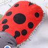 Mop Insect Squeaky Plush Dog Toy Ladybug Caterpillar Shape Stuffed Crinkle Puppy Chew Toy for Small Dogs