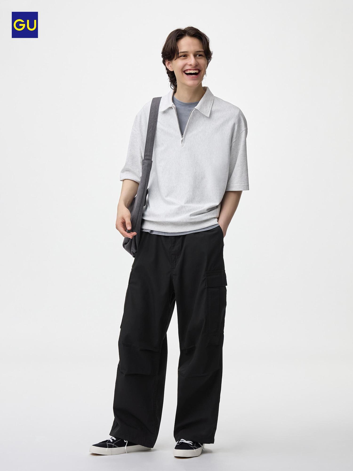 

Uniqlo Gu Супер Широкие Брюки Карго 09 BLACK/MEN L