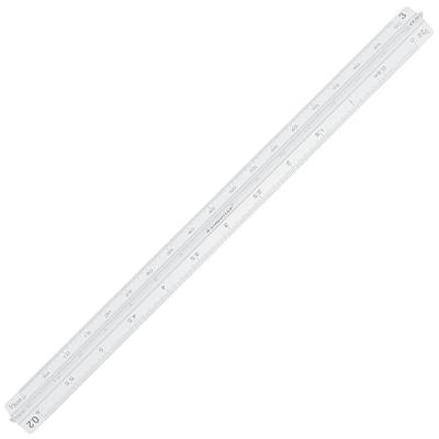 Staedtler Triangular 987 Ruler, Aluminum, Architectural, 30-13