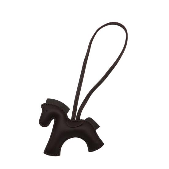 Car Ornament Faux Leather Horse Charm Small Dainty Keychain Car Interiors Purse Backpack Accessories