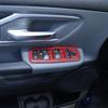 5P Window Lift Switch Cover Trim For Dodge Ram 1500 11-24 Accessories Red Carbon