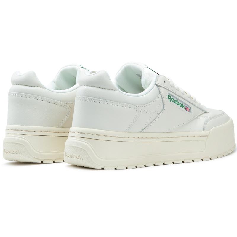 Reebok CLUB C MEGACOURT Low Top Skateboard Shoes Unisex White Sneakers 100221376