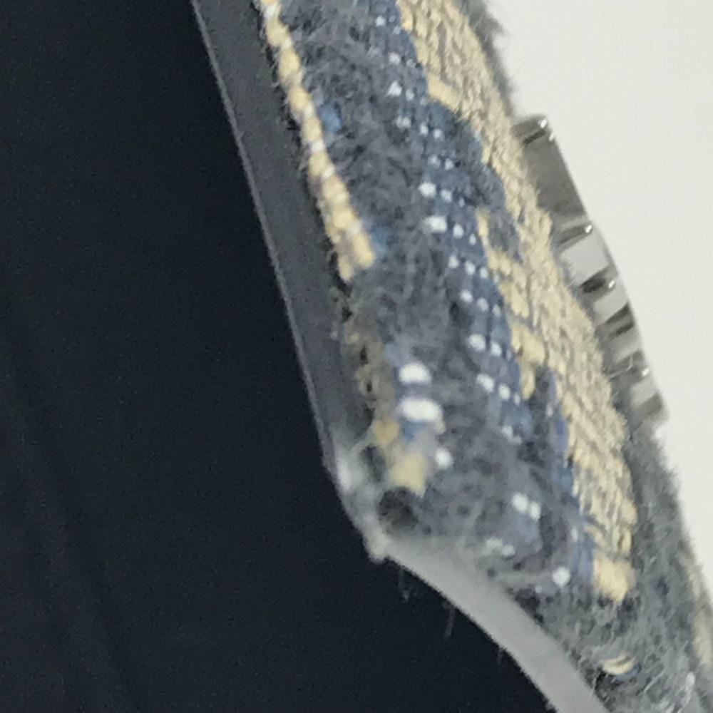 Dior Logo Oblique 6-reihig 6P Schlüssel Schlüsseletui Canvas / Leder Marineblau