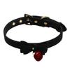Handmade Sexy Rivet Alternative metal PU Leather Collar Bell Choker slave costume BDSM Bondage Necklace Neckband Sex