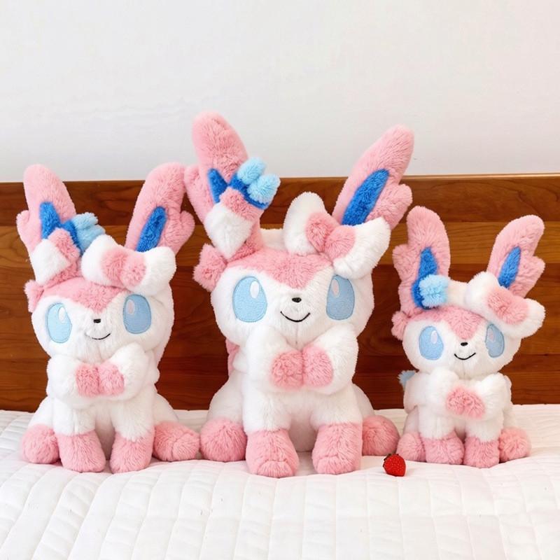 Peluche Sylveon con Pelo Corto per Bambini e Collezionisti