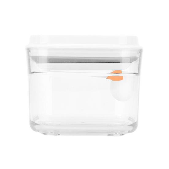 

350 мл/700 мл/1000 мл банка для хранения Многофункциональная акриловая пресс-форма большой емкости квадратная герметичная коробка для еды Контейнер для дома 350ml чистый