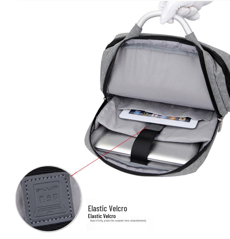 Women's Simple Multifunction Backpack: Solid Color Business, Casual, Laptop, Office, School, Travel Bag