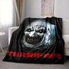 1pc Terrifier, Horror Clown Blanket Soft All Season Throw with Vibrant Design, Perfect for Home, Travel, and Gifts, Ideal for Naps and Camping