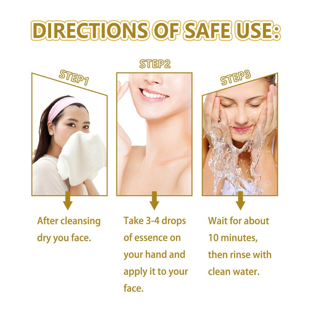 120ml Face Serum Anti Aging Ginseng Essence Nicotinamide Facial Lifting Collagen Essence Skin Care Whitening Serum