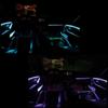 Wireless Remote Control RGB Interior Atmosphere Light - Fiber Optic Skirt Light Guide for Car