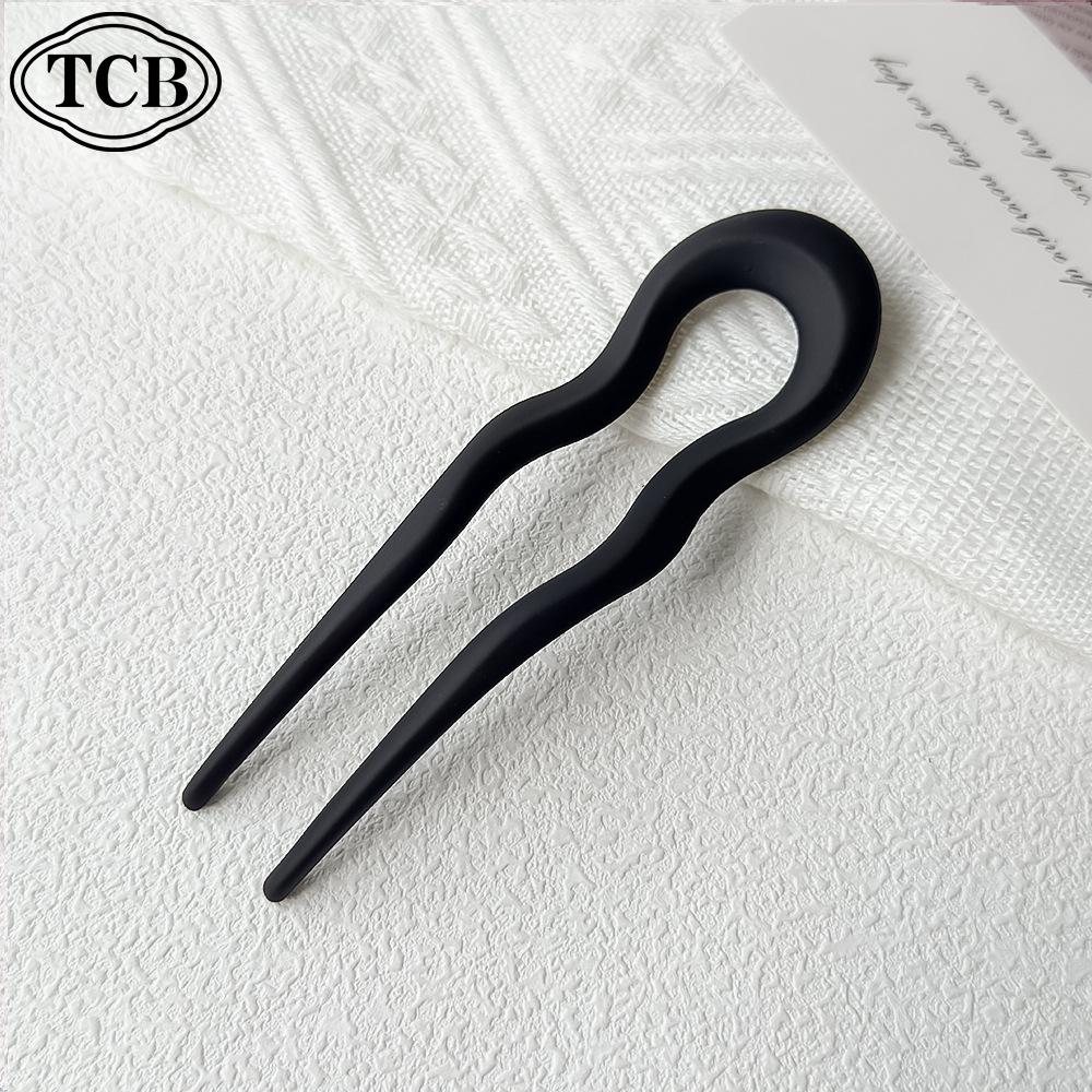 Elegant 2025 U-Shaped Japanese Korean Hairpin Clip for Buns