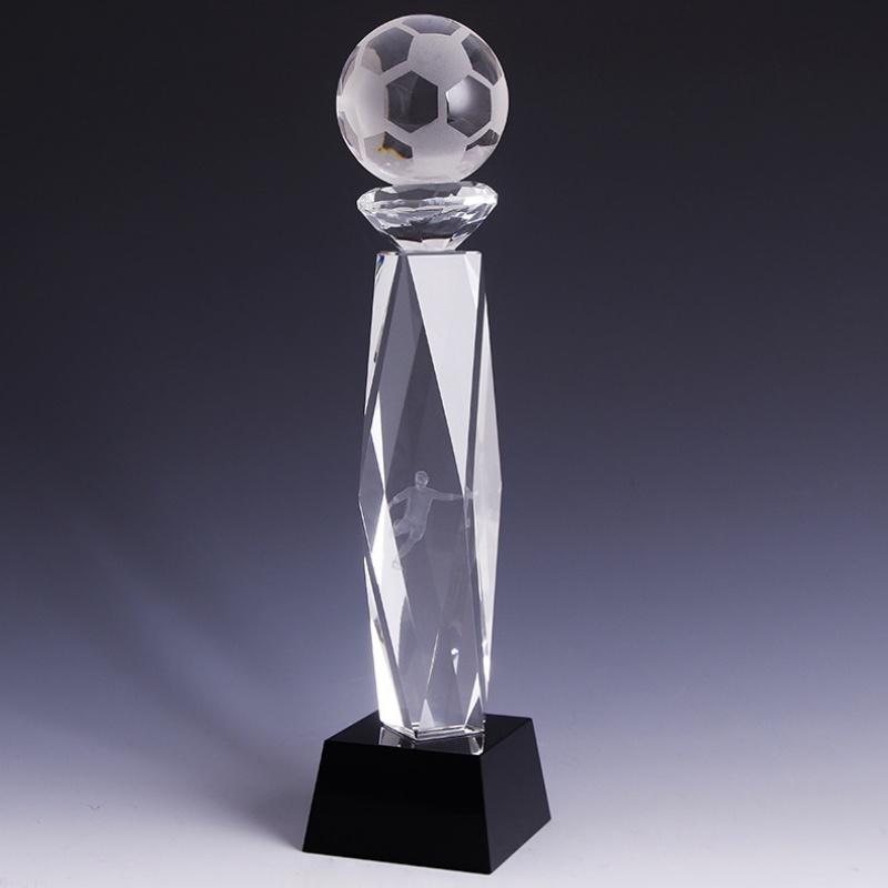 

Кришталевий Кубок Прозорий Скляний Медаль Футбольний Бадмінтонний Баскетбольний Подія Сувеніри Індивідуальні Кришталеві Декоративні Фігурки 25x7cm