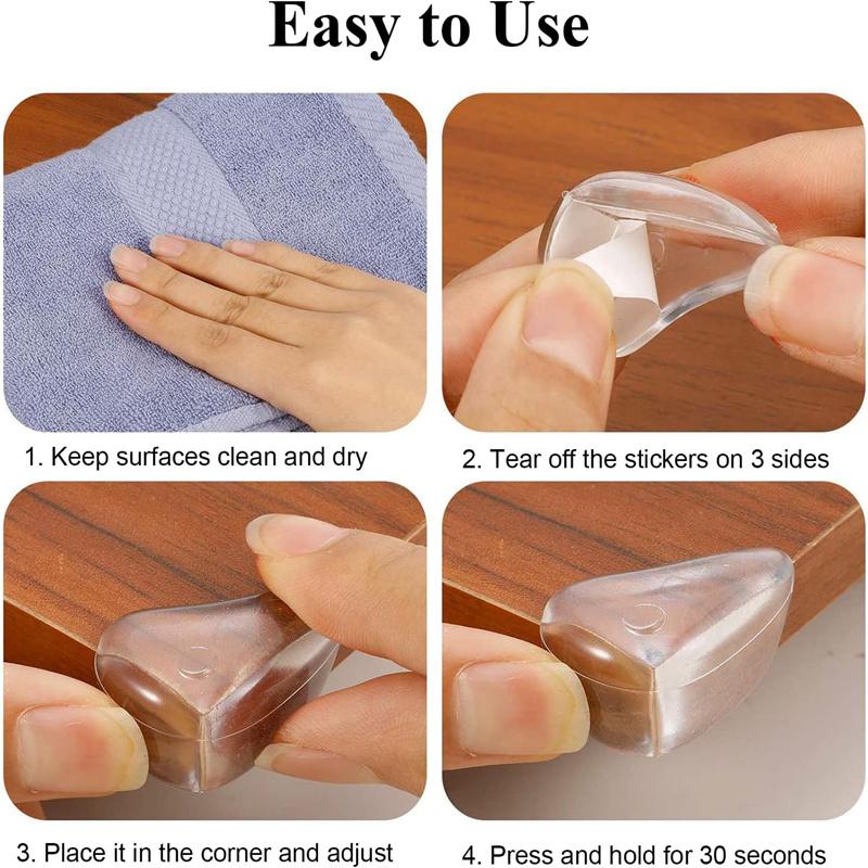 Table Corner Protectors for Baby Furniture Corner Guards Clear Children Anti Collision Edge Guards Baby Safety Table Edge Covers