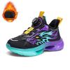 Boys' Winter Warm Sports Shoes 2025, Non-Slip Velvet Cotton Running Shoes for Kids