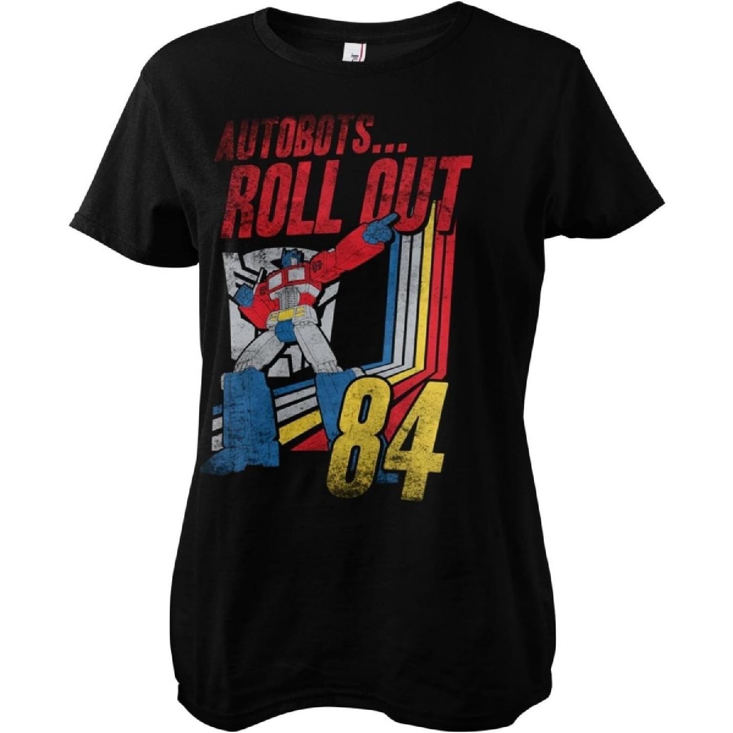 

Transformers Officially Licensed Autobots - Roll Out Women T-Shirt (Black), Large XXXXXL різнокольоровий