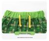Plaid Boys' Shorts & Excavator Print Shirt Set - Summer Two-Piece Outfit