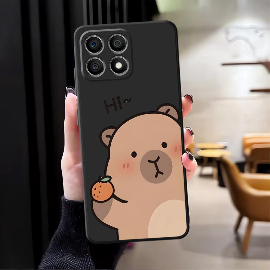 

Чехол для Honor X6 Magic5Lite 8X X7 70 200 400 Lite X5b 90 X9a X8 Funda Чехол для телефона Милая капибара Honor X5b