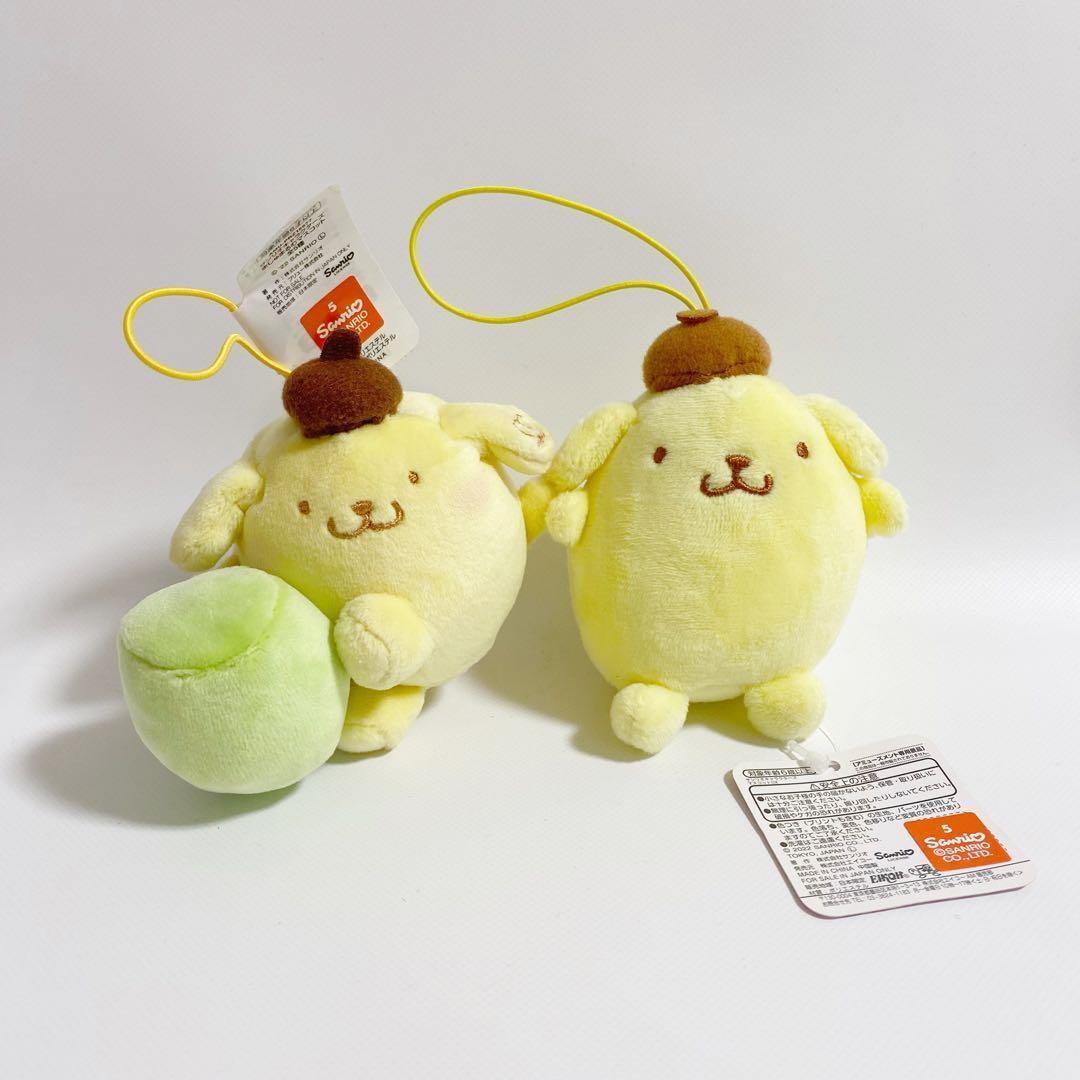 [Good condition] Sanrio Pom Pom Purin Mascot 2-piece set Marshumarum Mascot