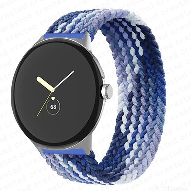 Solo Loop intrecciato per cinturino Google Pixel Watch Accessori Smartwatch Cinturino in nylon elastico Braccialetto correa Pixel Watch Banda Active