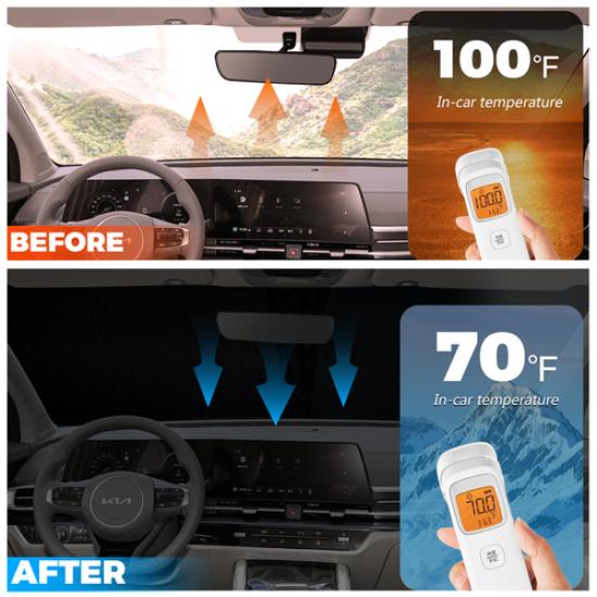 For Kia Sportage NQ5 -2025 Blocks UV Rays Heat Sun Shield Accessories