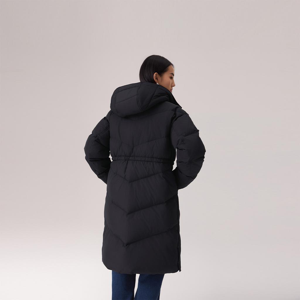 Levis Winter Warm Series Stylish Versatile Relaxed Long Down Jacket Women Outerwear 0051G-0002