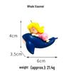 Blue Diver Fish Tank Ornament Set - Floating Aquarium Decoration Gift