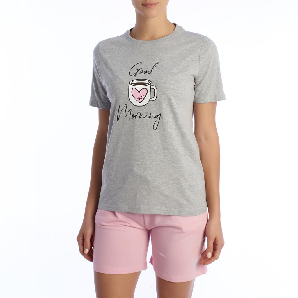 Women's Short-Sleeved Cotton Summer Pajamas KL40000