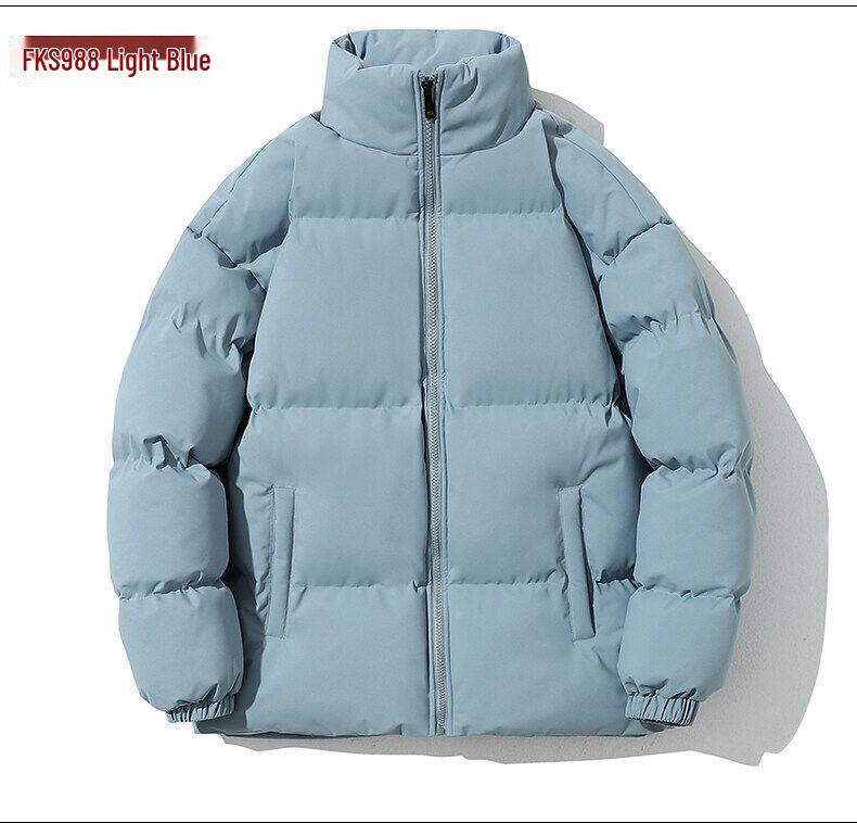 Herren Plus Size Winter-Steppjacke aus Baumwolle - Bestickte Dicke Warme Oberbekleidung