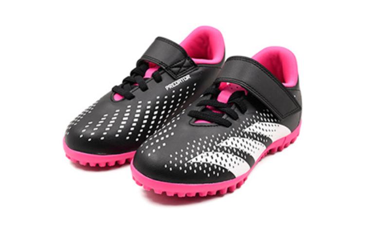 Adidas Predator Accuracy.4 Accuracy.4 TF J Low top Kids' Soccer Shoes Black White Pink Kids' GW7083
