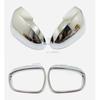 For Mitsubishi Outlander   2024 ABS Carbon Fiber Side Door Rearview Mirror Visor Cover Trims Auto Exterior Accessories