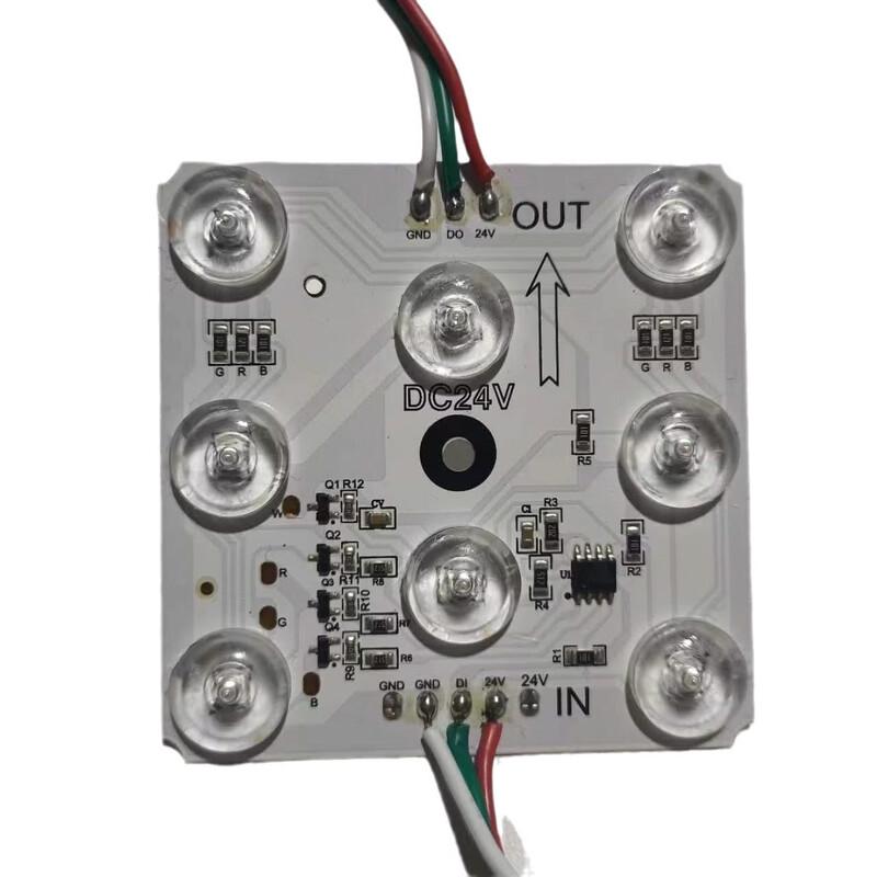 OEING 24V RGBW 8-LED Full Color Light Block Module