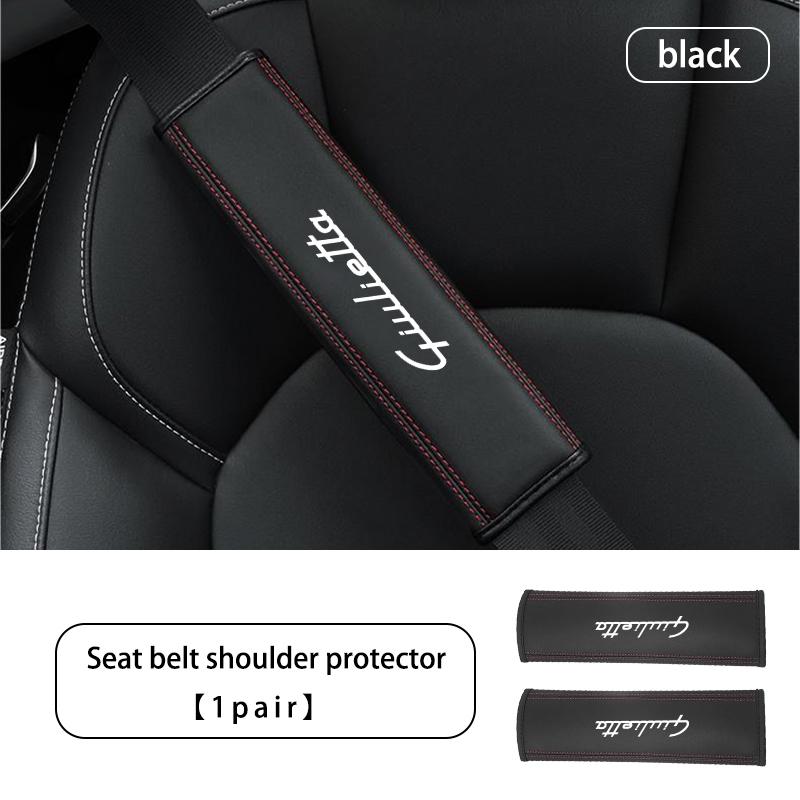 2026 Hot Alfa Romeo Adjustable Car Logo Seat Belt Cover Anti-wear Protection Cover For Alfa Romeo 159 Giulietta Giulia 147 MitoNC7