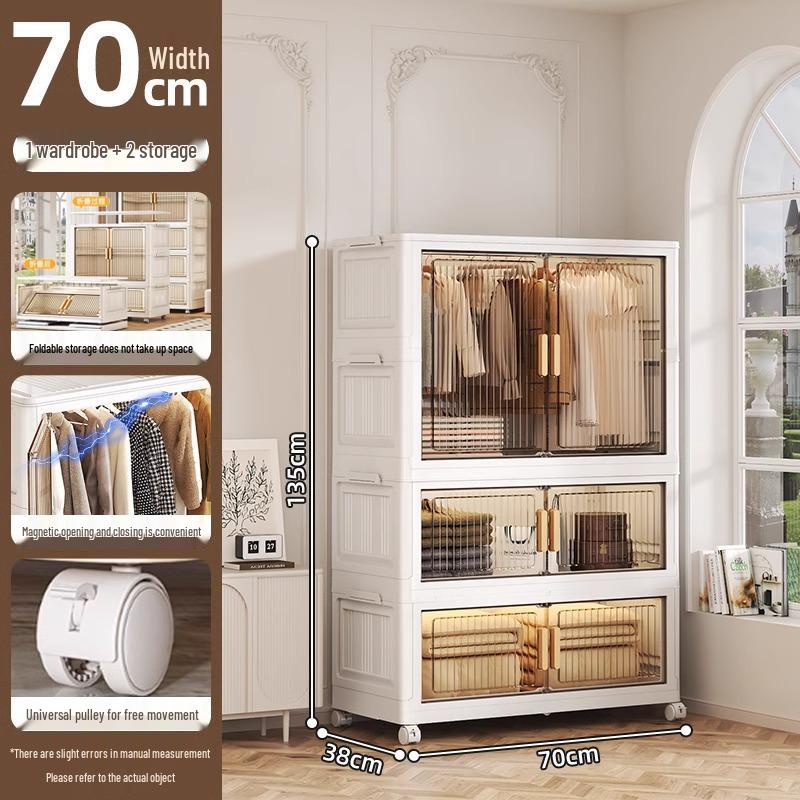 Younai Hängender Kleiderschrank für Kinder: Kleiderschrank für Babykleidung für das Schlafzimmer