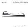 Center Console Gear Steering Wheel Panel Frame Trim Sticker for Cadillac XT5 2016-2024 Accessories Carbon Fiber Style