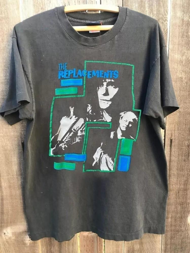 The Replacements Band T-shirt Charcoal Short Sleeve Unisex Tshirt Reprint S-5XL Unisex T-Shirt XXXXL