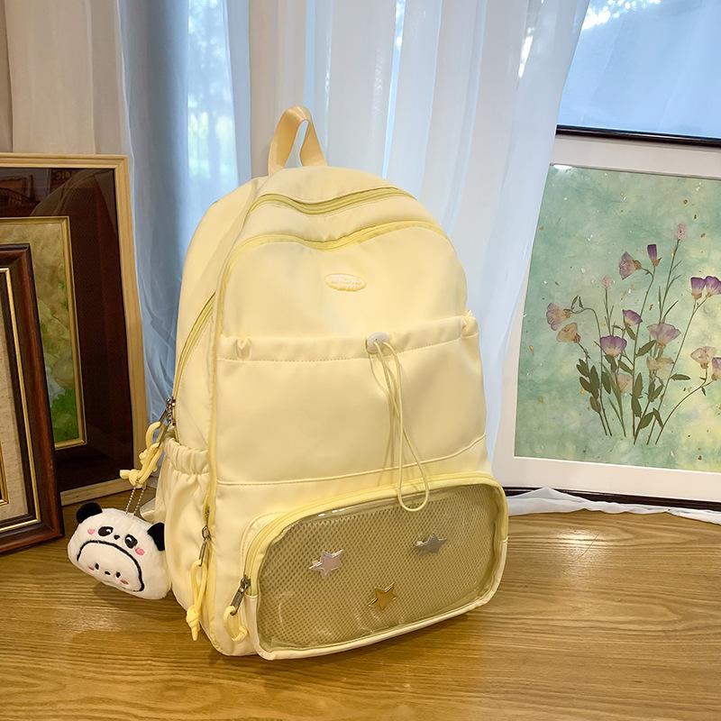 New Backpack Japanese Ins Campus Pain Bag Jk Student School Bag Girls Large Capacity Removable Backpack