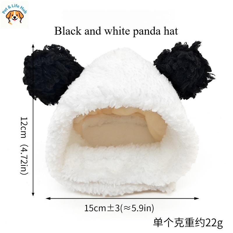 Cute Cat Pet Hat Plush Bear Ears Headgear Funny Small Dog Headband Funny Costume Dog Photo-taking Chapeu Para Cachorro