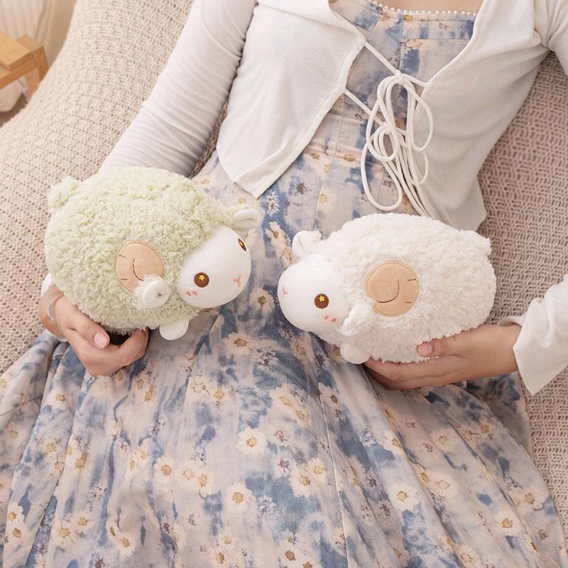 Cute Sheep Doll Plush Toy Cute Soft Sofa Decoration To Sleep Placate Dolls To Send Girls Birthday Holiday Gifts