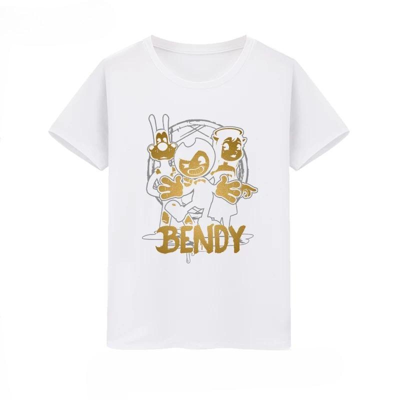 Anime Bendy And The Ink Machine Oversized T Shirt Unisex Unisex 100 Cotton Summer Crewneck Short Sleeve Funny Tshirt Graphics Tees